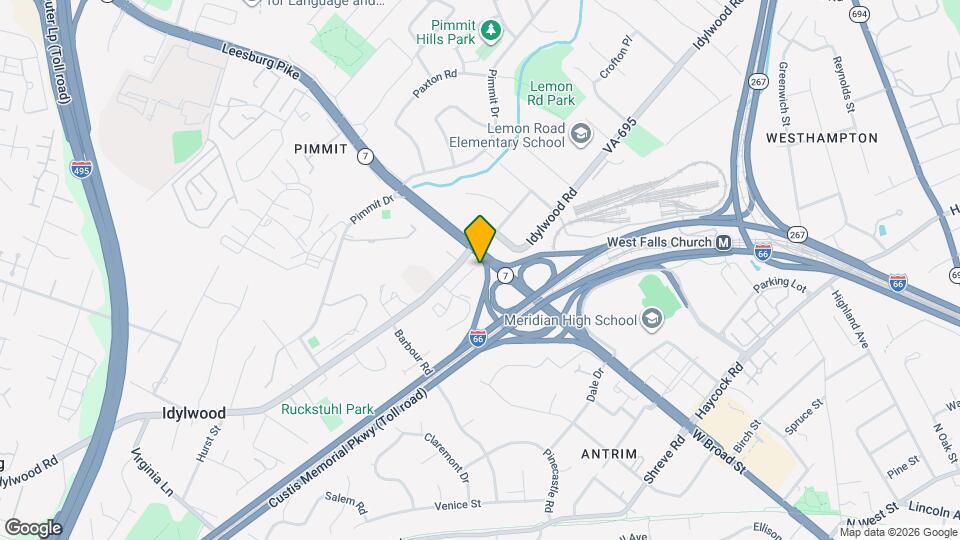 7301 Rockford Dr Mapa y Detalles de la Ubicación