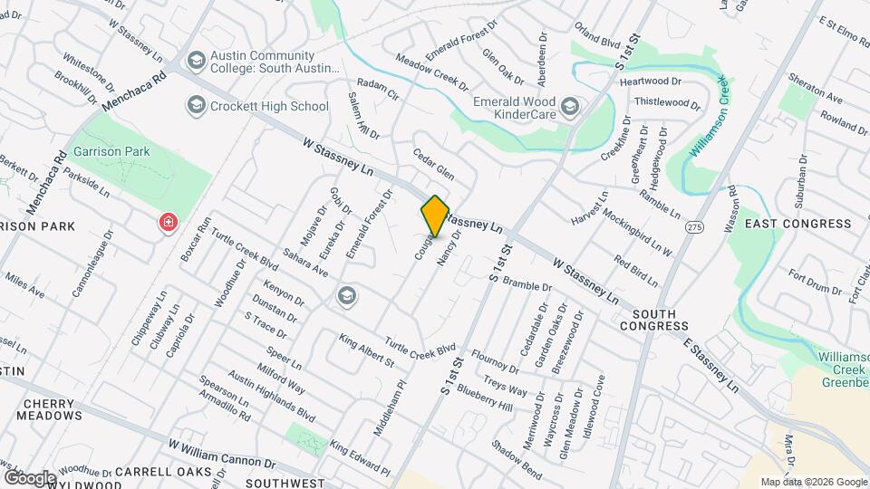 5705 Cougar Dr Map and Location Details