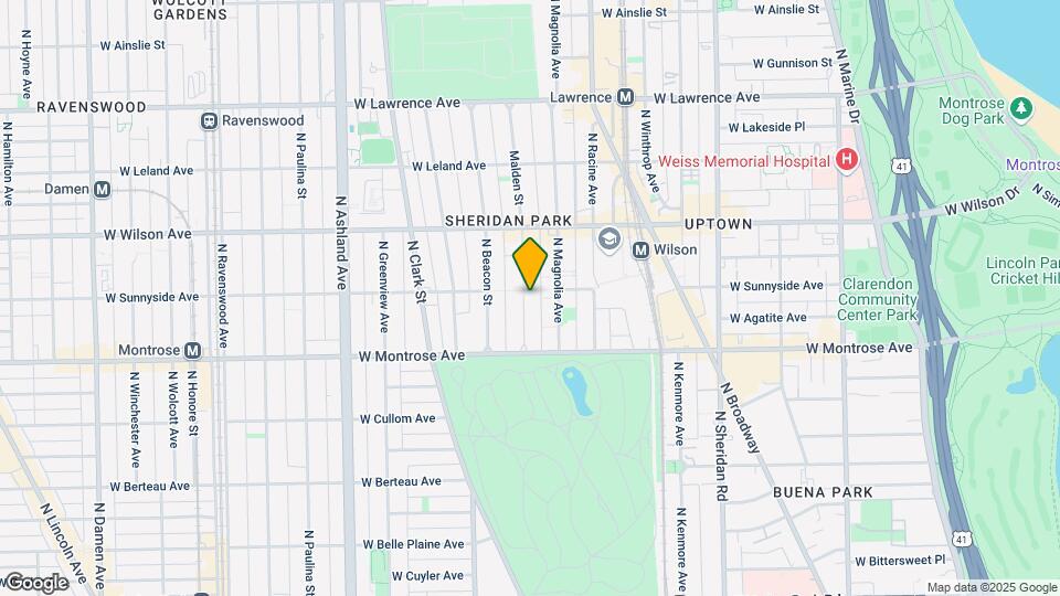 4451 N Malden St Map and Location Details
