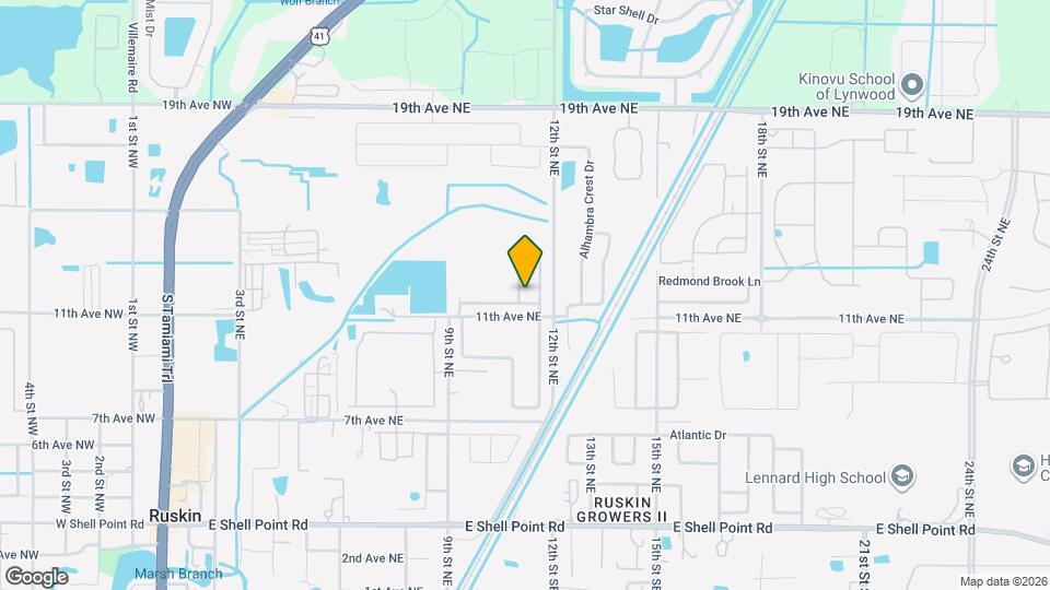 1222 Brenton Leaf Dr Mapa y Detalles de la Ubicación