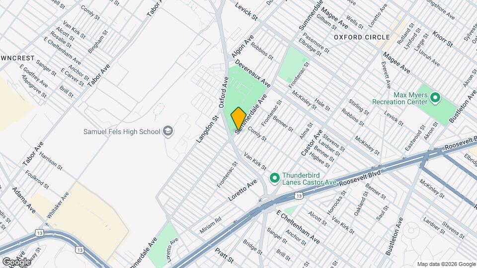 5925 Summerdale Ave Map and Location Details