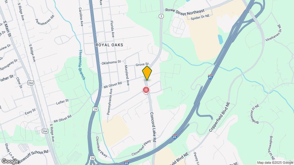 2103 Concord Lake Rd Map and Location Details