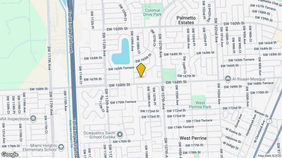 10830 SW 167th St Mapa y Detalles de la Ubicación