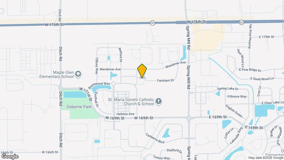 17178 Evesham Dr Map and Location Details