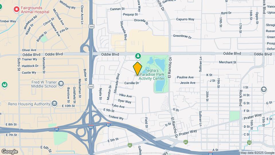 2965 Carville Dr Mapa y Detalles de la Ubicación