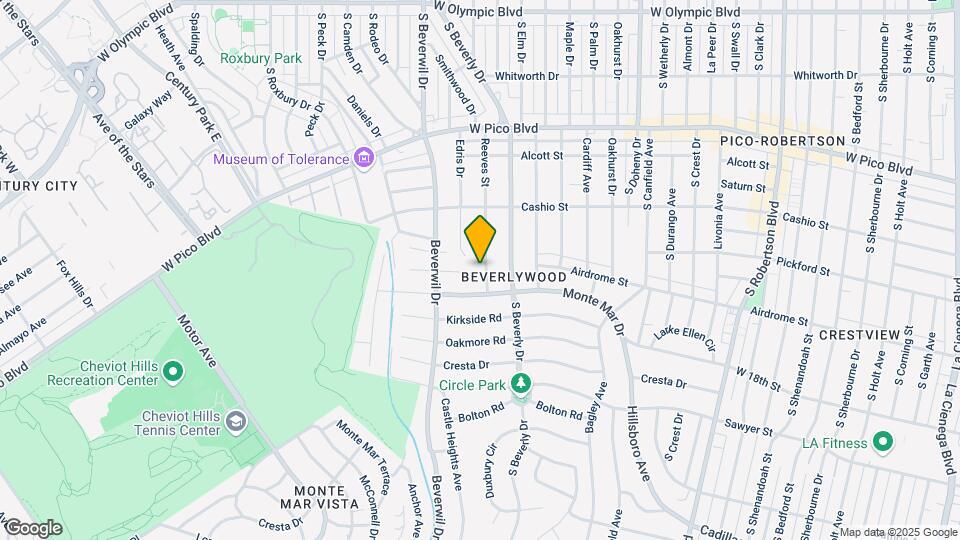 1607 Reeves St Map and Location Details