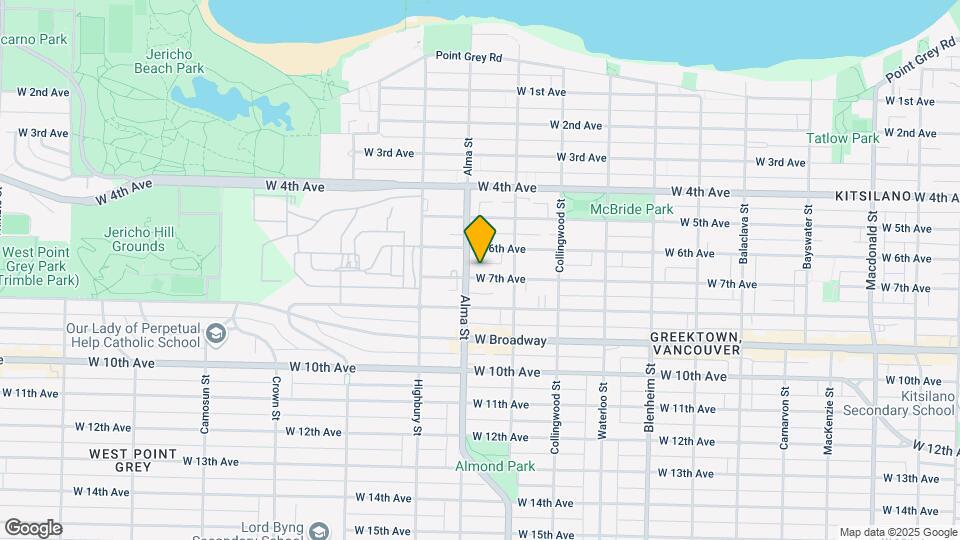 3675 W 7th Ave Map and Location Details