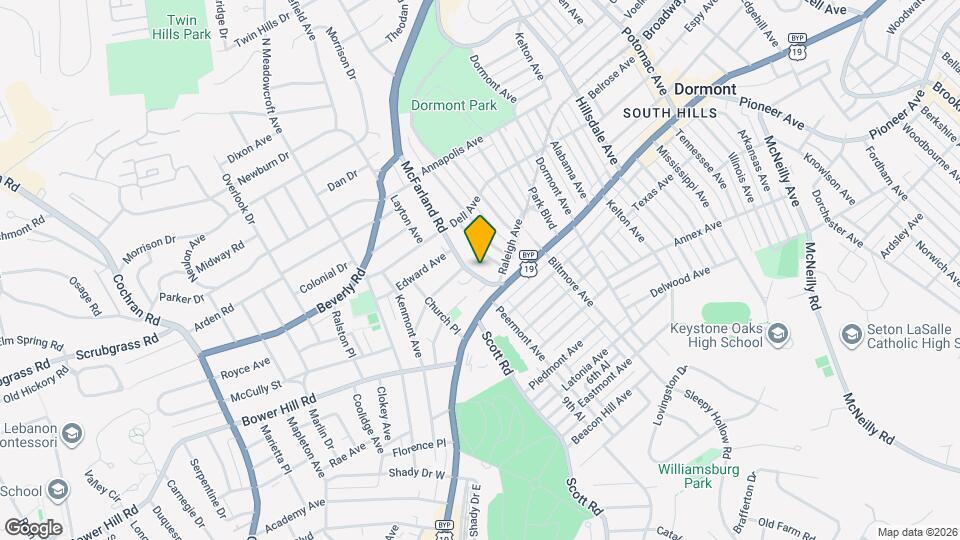 1432 McFarland Rd Map and Location Details