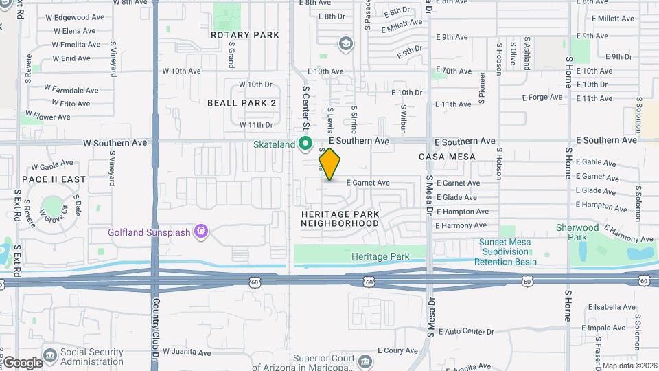 113 E Garnet Ave Map and Location Details