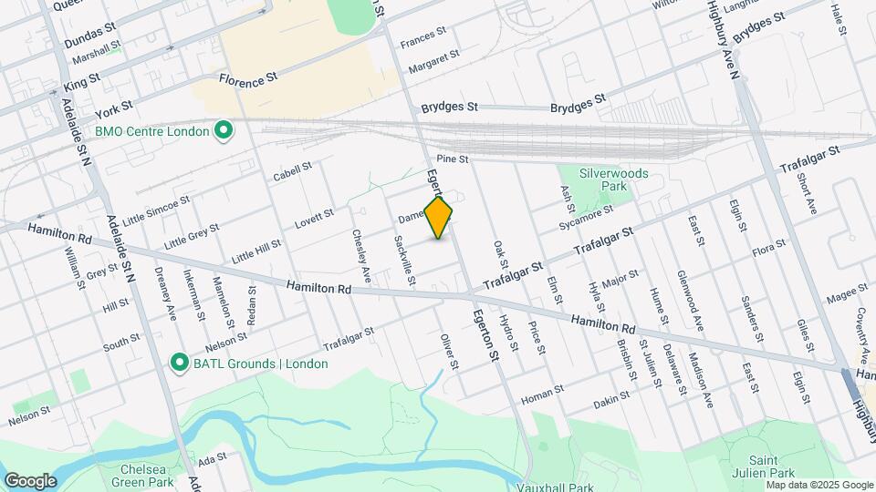 981 Hackett St Map and Location Details