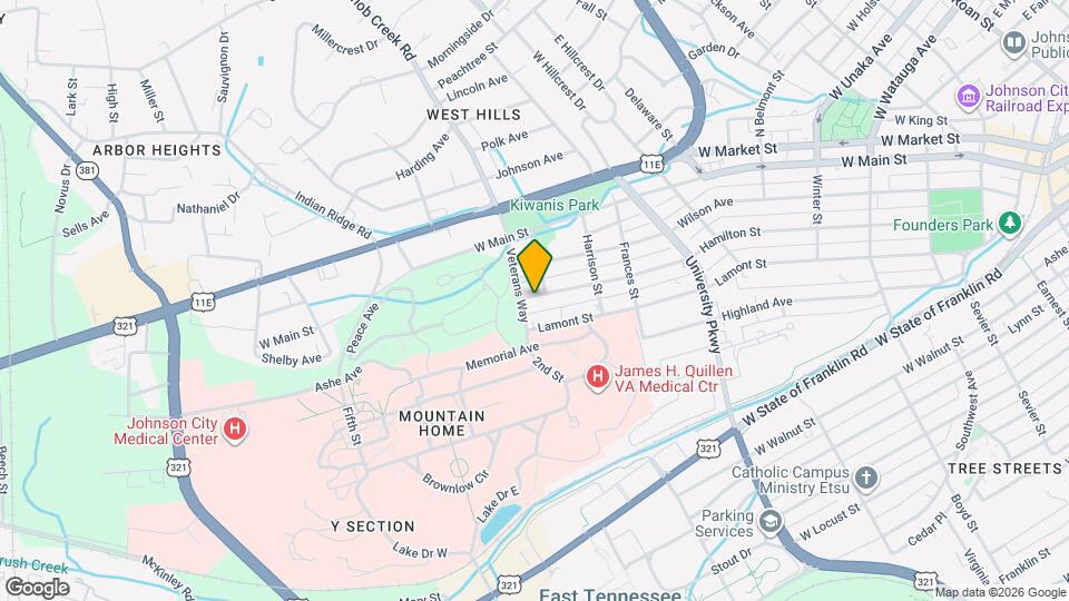 829 Hamilton St Map and Location Details