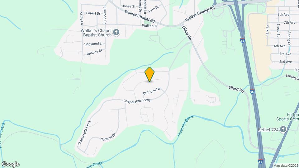 407 W Park Dr Mapa y Detalles de la Ubicación