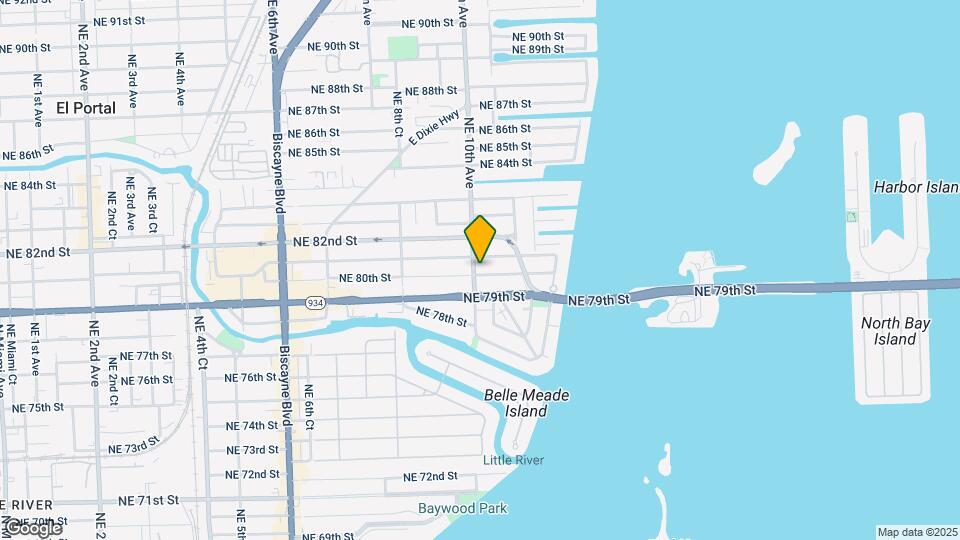 1001 NE 80th St Map and Location Details