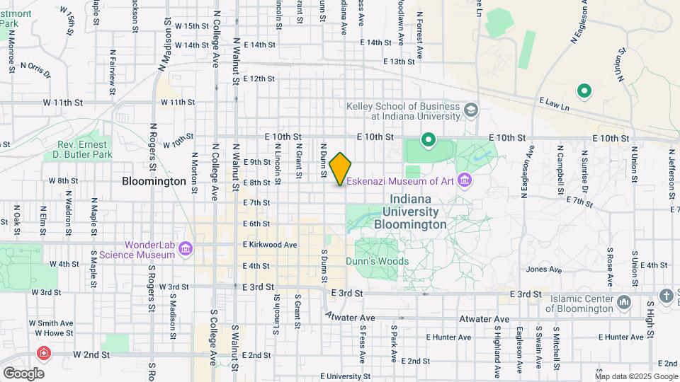 317 N Indiana Ave Map and Location Details