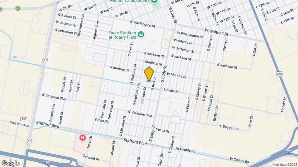 1810 S Alamo St Map and Location Details