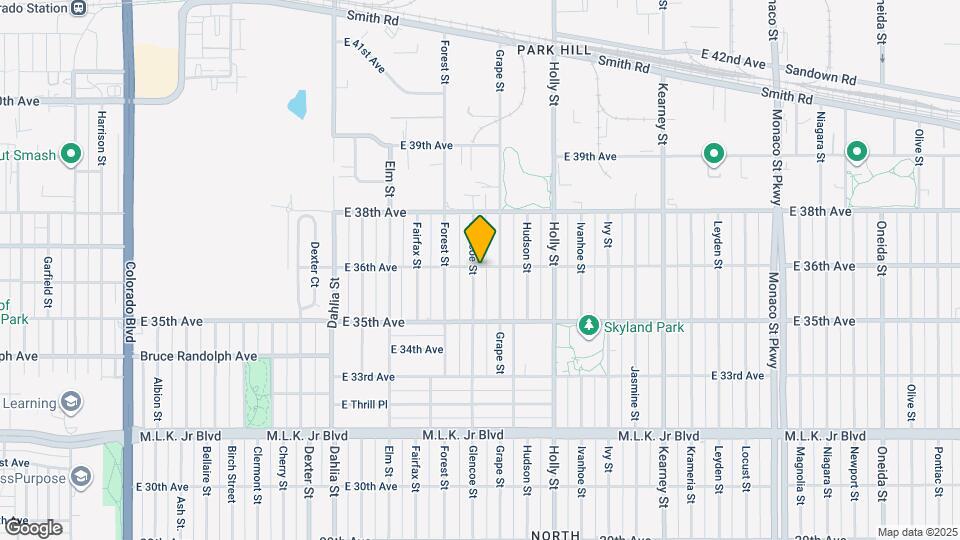 3590 N Glencoe St Map and Location Details