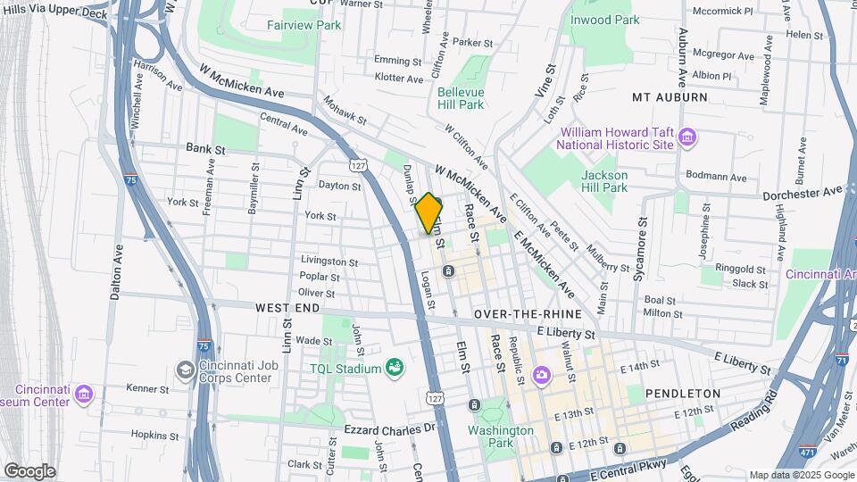 213 Findlay St, Unit 1 Map and Location Details