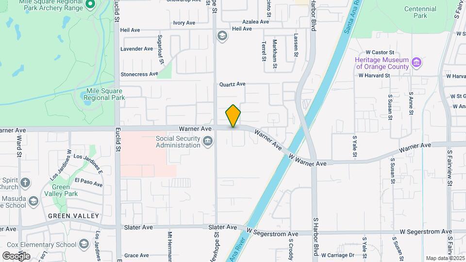 11620 Warner Ave Map and Location Details