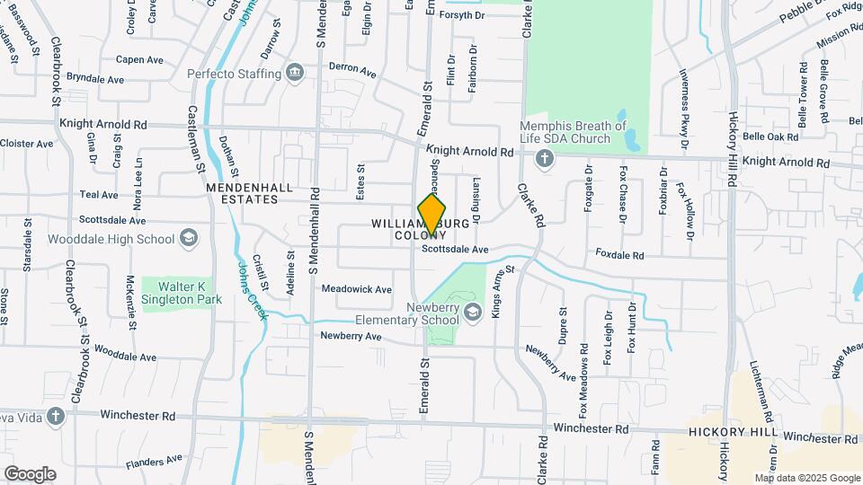 5492 Scottsdale Ave Map and Location Details