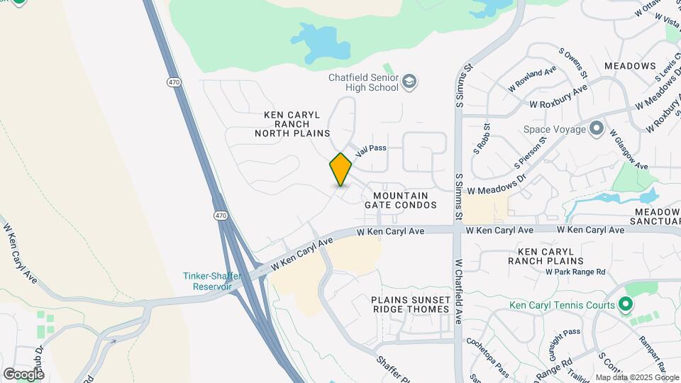 7355 S Alkire St, Unit 206 Map and Location Details