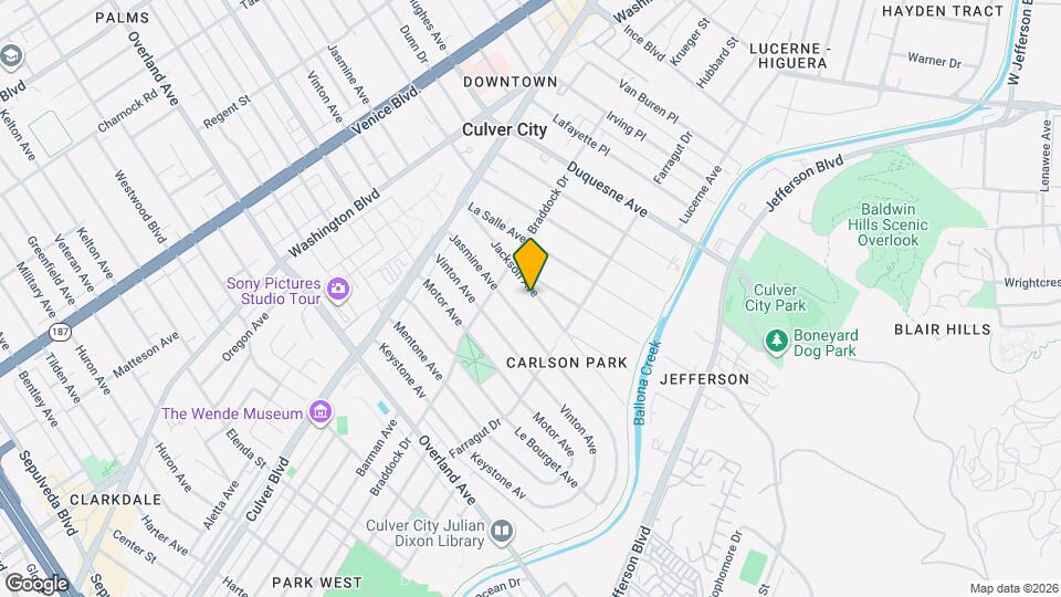 4143 Jackson Ave Mapa y Detalles de la Ubicación