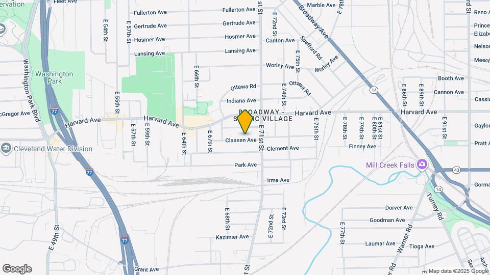 6923 Classen Ave Map and Location Details