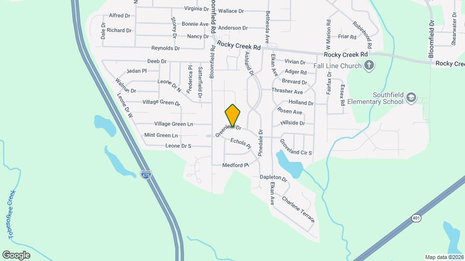 2570 Greenleaf Dr, Unit 5208 Map and Location Details