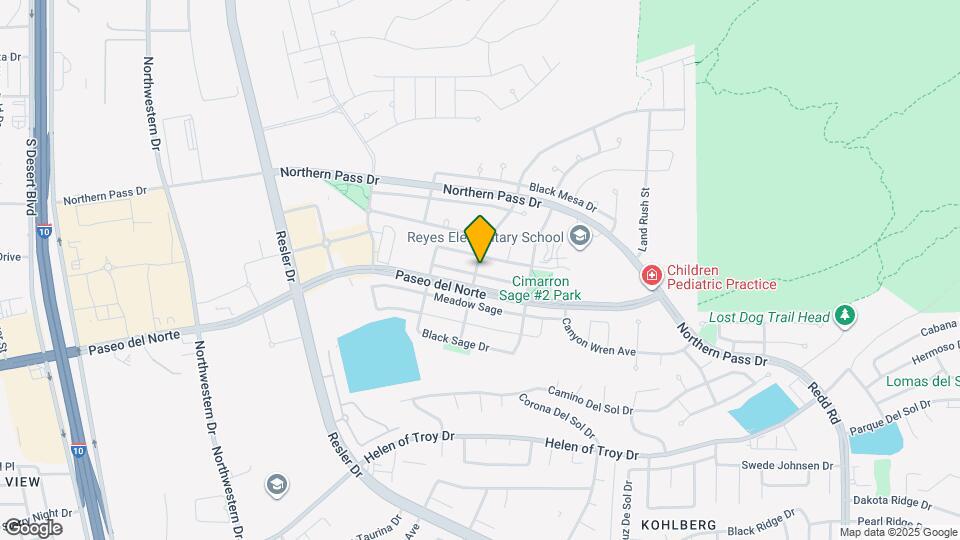 7349 Skyrocket Dr Map and Location Details