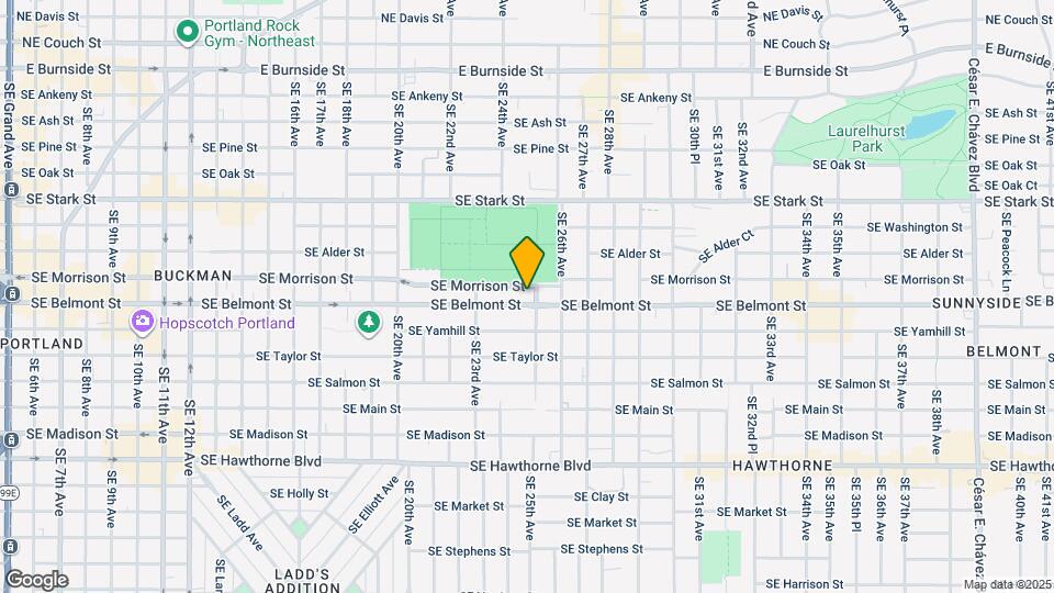 2445 SE Belmont St Map and Location Details