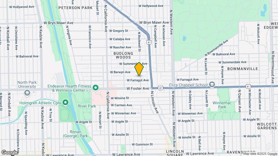 5234 N Rockwell St, Unit 2 Mapa y Detalles de la Ubicación