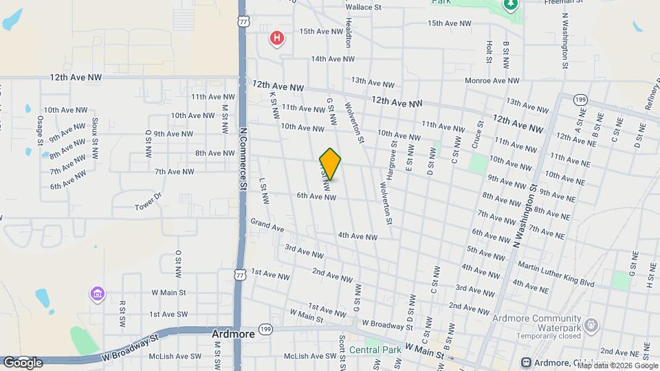 610 H St NW Mapa y Detalles de la Ubicación