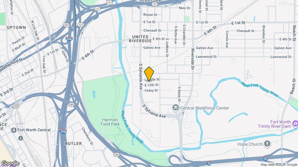 2625 E 12th St Map and Location Details