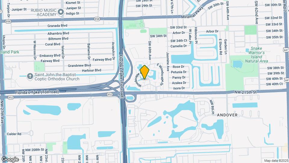6939 SW 40th St Map and Location Details