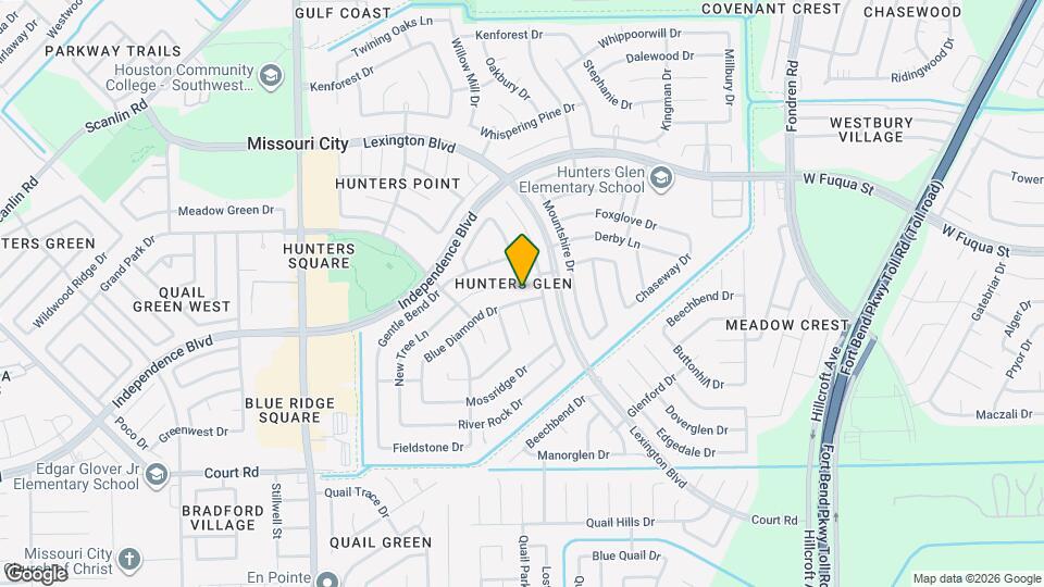 1114 Blue Diamond Dr Map and Location Details