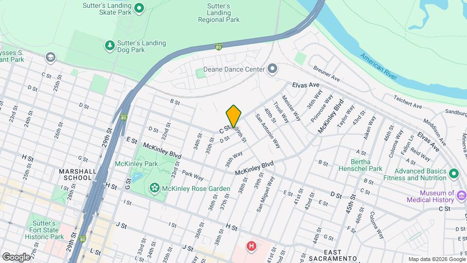 3571 D St Map and Location Details