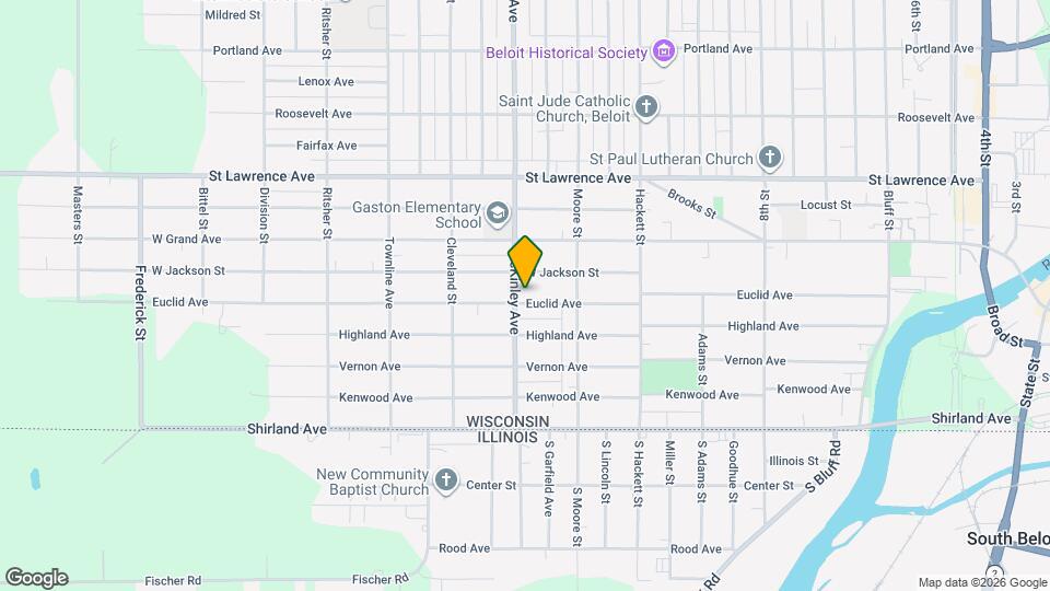 1353 Euclid Ave Mapa y Detalles de la Ubicación