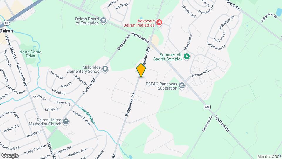 4100 Bridgeboro Rd Map and Location Details