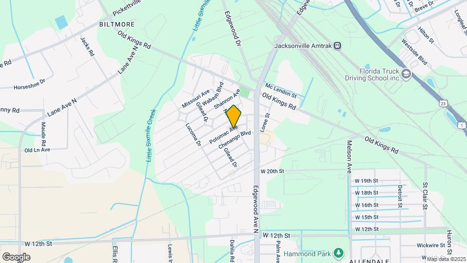 5226 Potomac Ave Map and Location Details