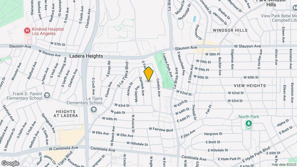 6117 S Fairfax Ave, Unit 9727 Map and Location Details