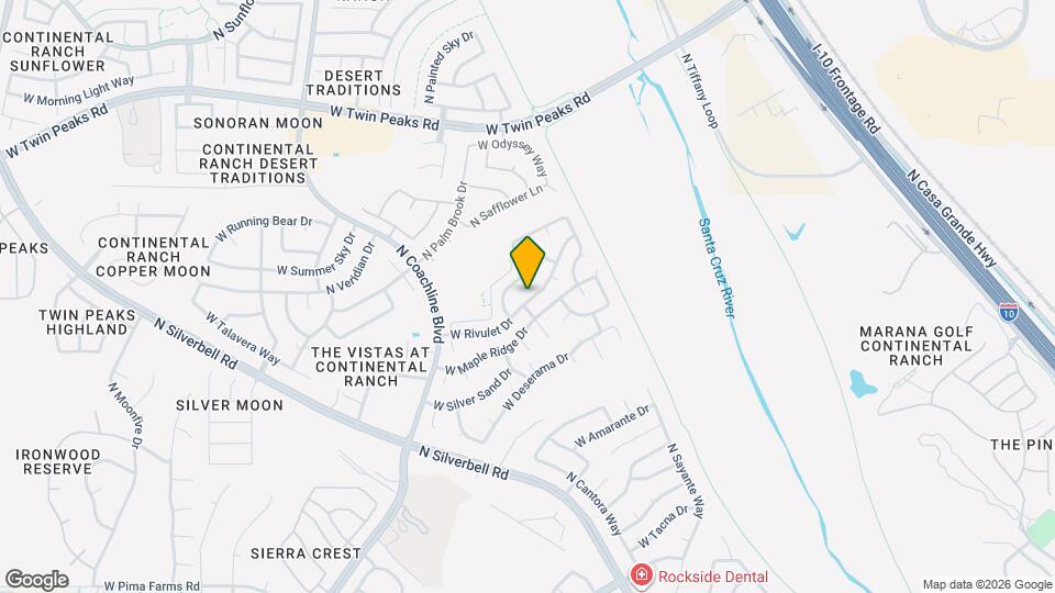 7192 W Rivulet Dr Map and Location Details