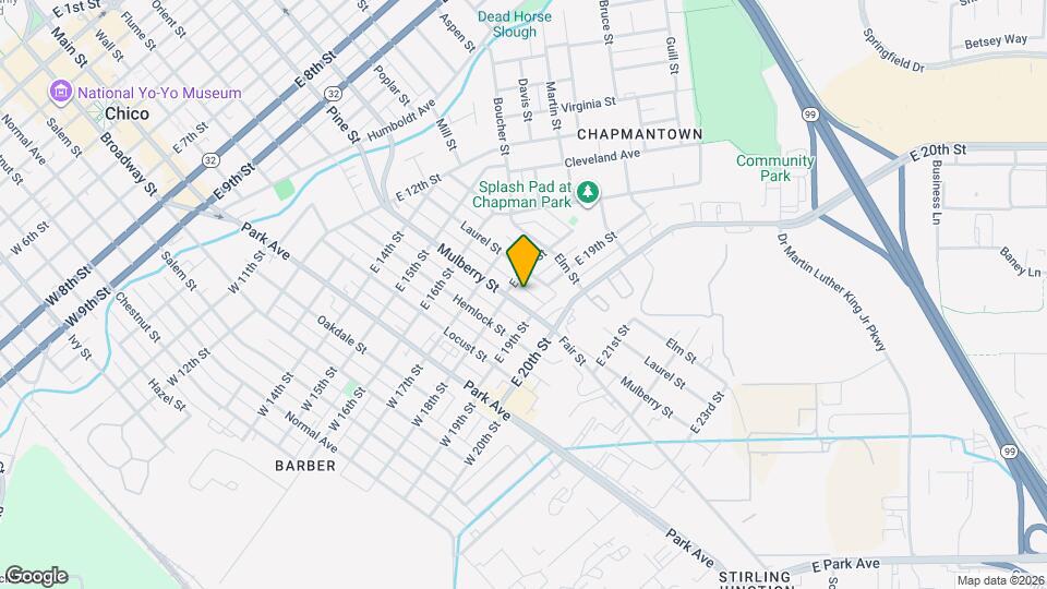 1823 Mulberry St Map and Location Details