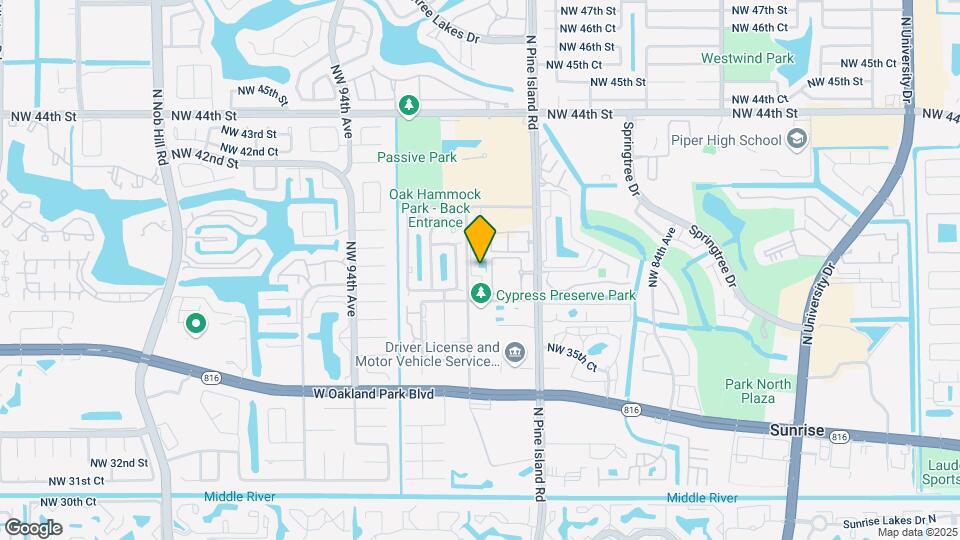 3872 NW 90th Ave Map and Location Details