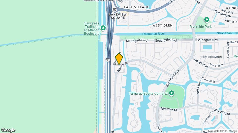 7818 Dixie Beach Cir Map and Location Details