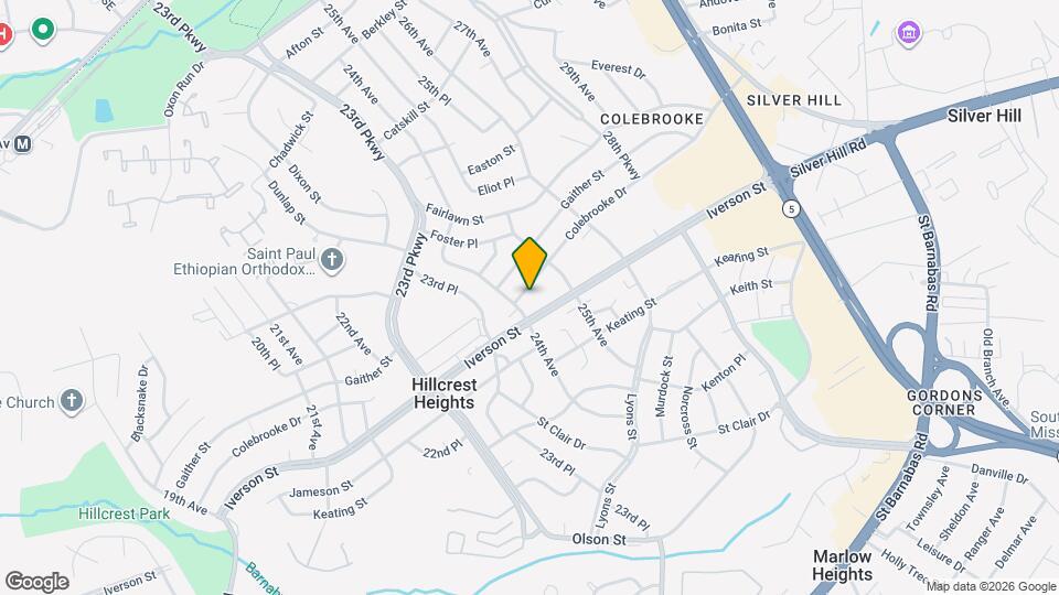 2430 Iverson St Map and Location Details