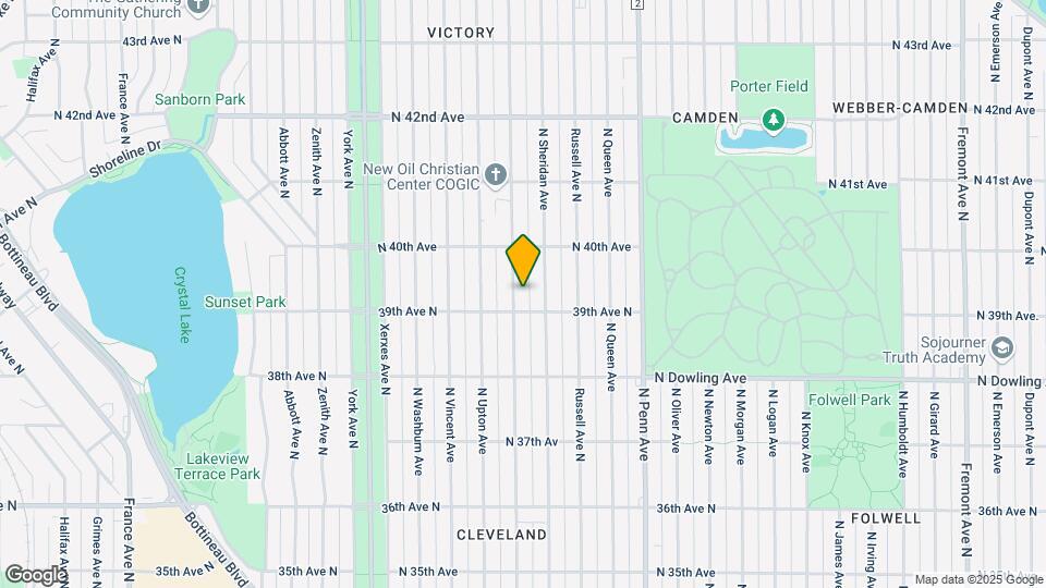 3912 Thomas Ave N Mapa y Detalles de la Ubicación