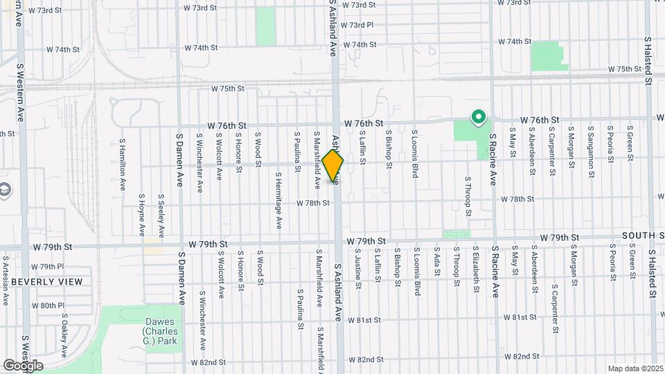 7734 S Ashland Ave Map and Location Details