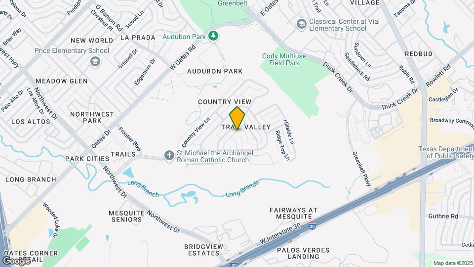 6001 Ponderosa Trail Ct Mapa y Detalles de la Ubicación
