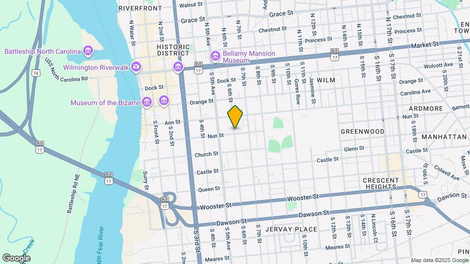 325 S 6th St, Unit 1 Map and Location Details