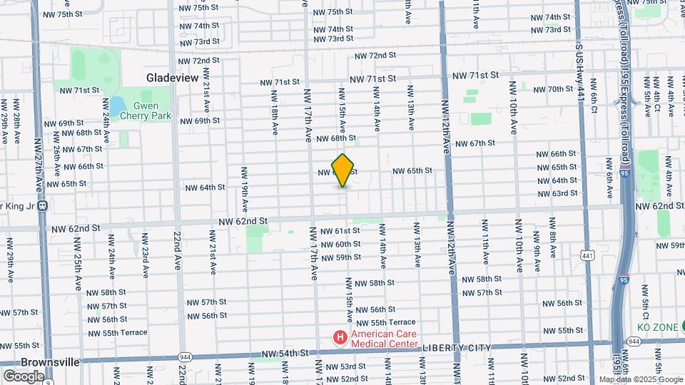 6300 NW 15th Ave Mapa y Detalles de la Ubicación