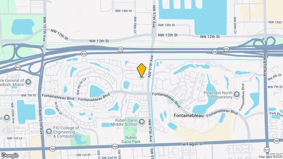 9714 NW 8th Ter Map and Location Details